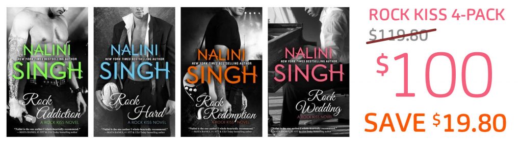 2018 Galaxy Bookshop Nalini Singh Rock Kiss Bundle